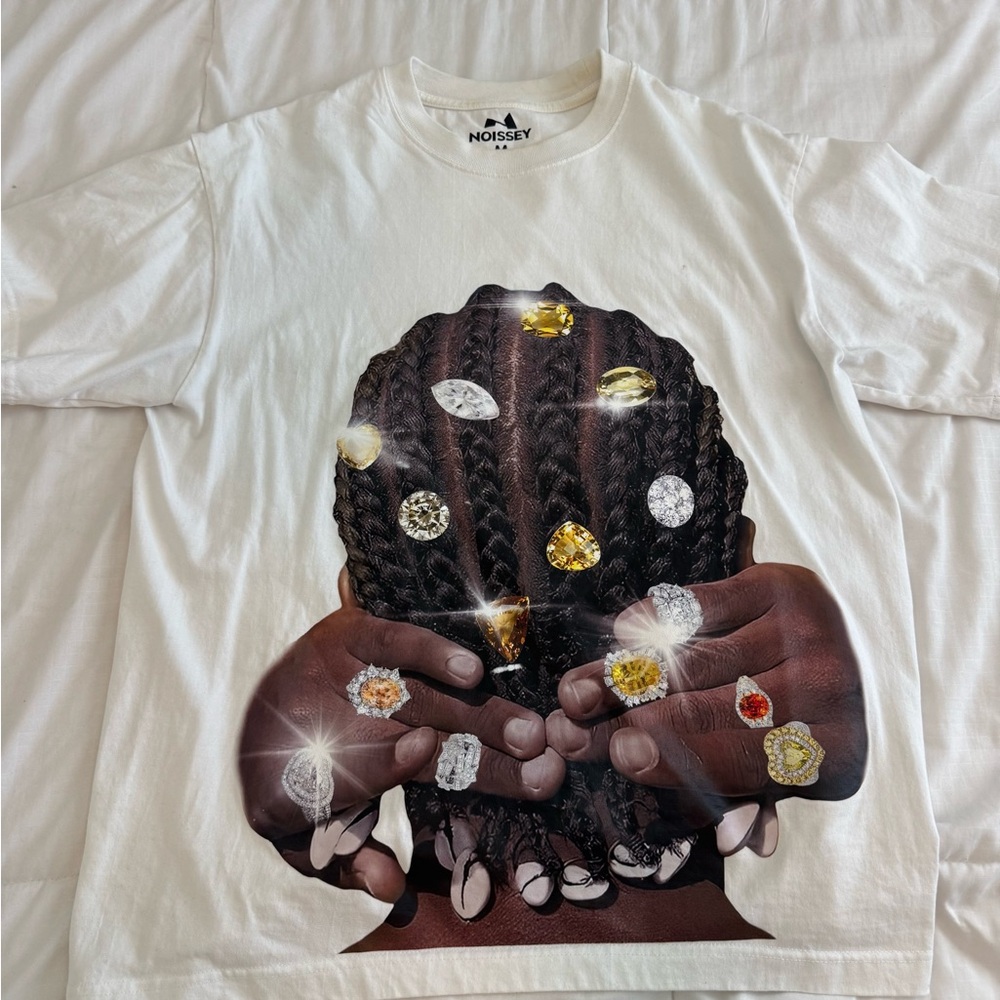 Noise White Graphic Short Sleeve Tee